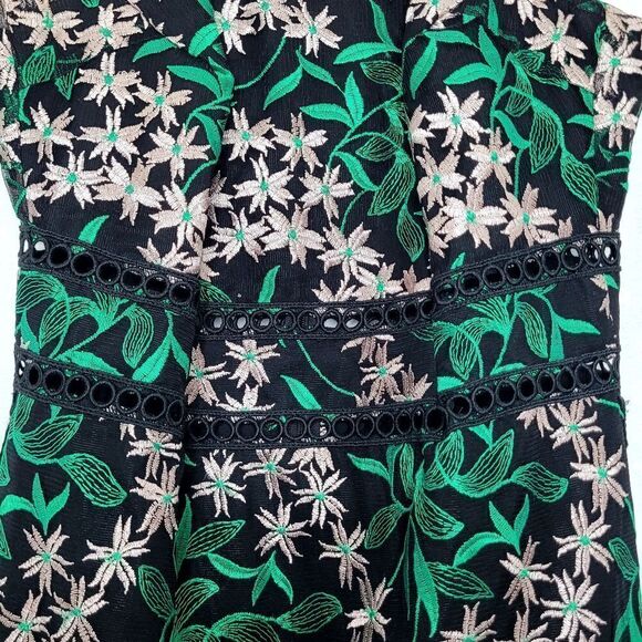 Sam Edelman Floral Embroidered Lace Dress Size 10 - Picture 7 of 14